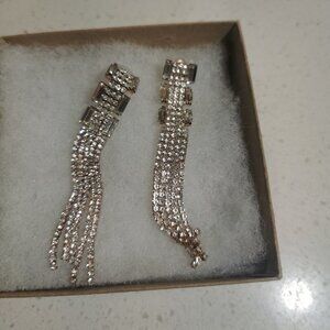 Earrings silver pinkish